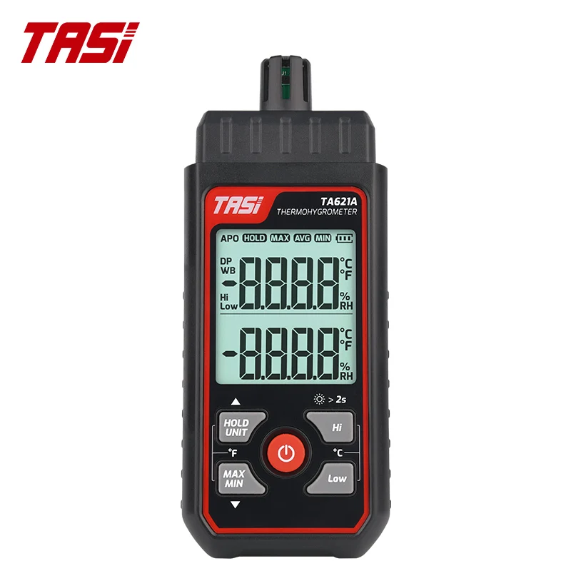 

TASI TA621A Digital Temperature Humidity Meter Mini Handle Hygrometer Thermometer High Precision Measurement Hygrothermograph