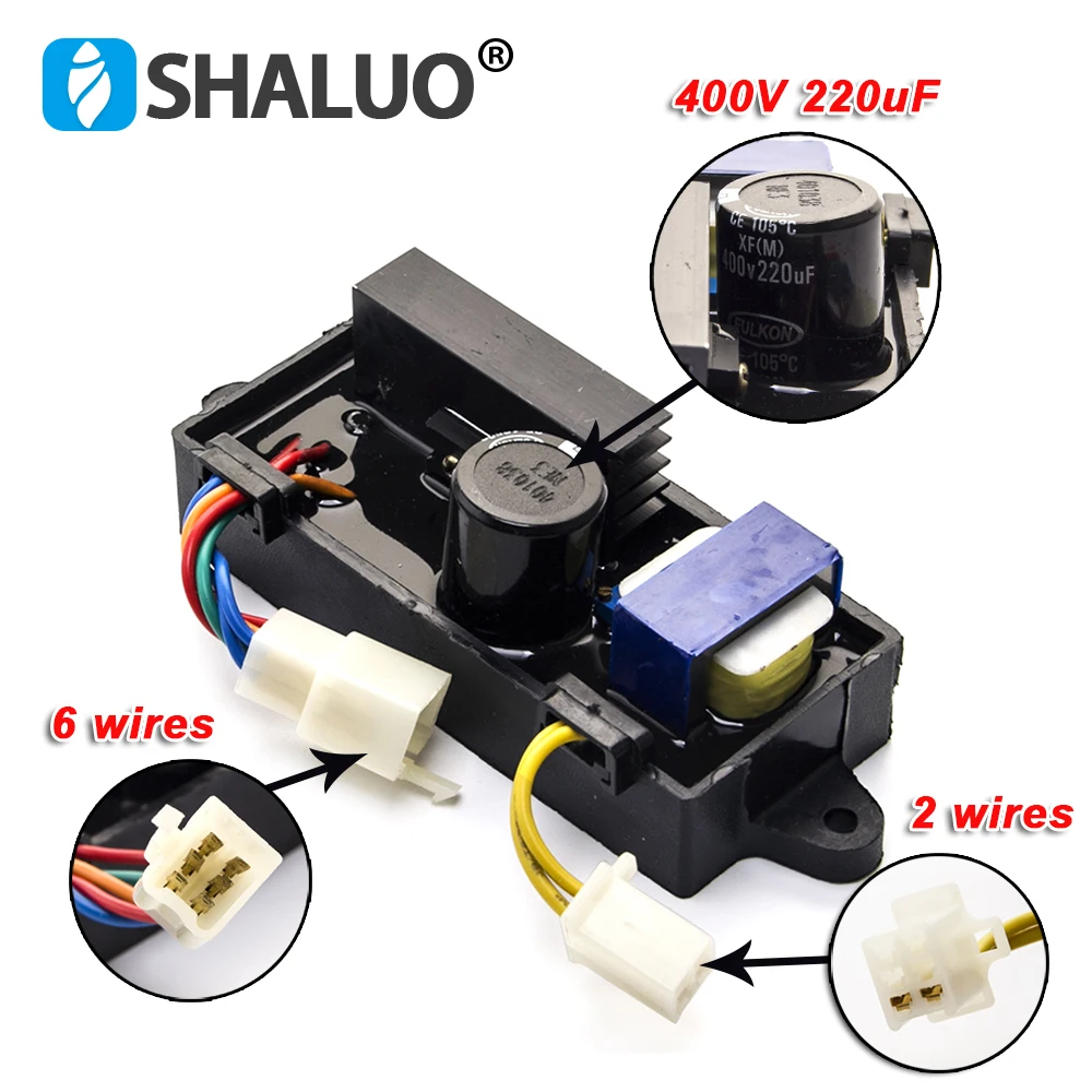 8 전선 AVR5-1W10C 5kw 용접기 발전기 AVR 자동 전압 조정기 용접기 ..