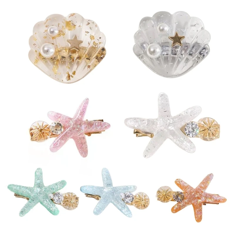 

Заколка для волос на тему океана, декоративные заколки для волос, аксессуары для волос для девочек, Прямая поставка