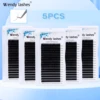 5 Pcs/Lot Eyelash Extension 16 Rows Classic False Eyelash Ｗholesale Natural Mink Individual Lash Supplies Makeup Wendy Lashes 1