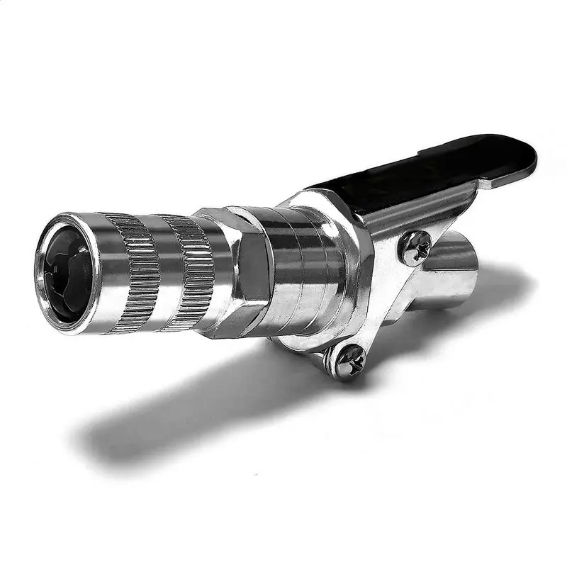 Saker HeavyDuty Quick Release Grease Gun Coupler Npti/8 12000Psi for Standard Grease Guns Two