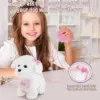 Interactive Stuffed Puppy Toys That Walk&Bark, Walking Dog Toy for Kids with Leash, Remote Control, Girls&Boys Aged 3+ GIFT 3