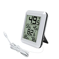 Thermomètre numérique pour réfrigérateur avec capteur étanche de 2 m, enregistrement minimum/Max ° F/ ° C pour réfrigérateur/congélateur/usage domestique 1