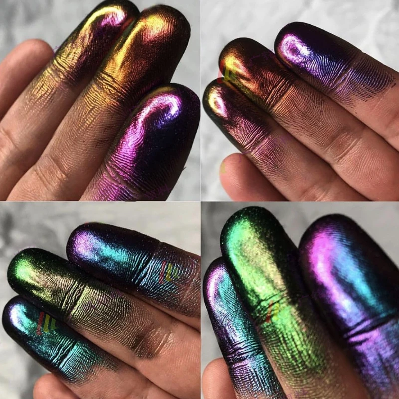 Color Shifting Changing Powder Glitter Metallic Paint Dry Pigment for Epoxy Resin Craft DIY Jewelry Making Toning