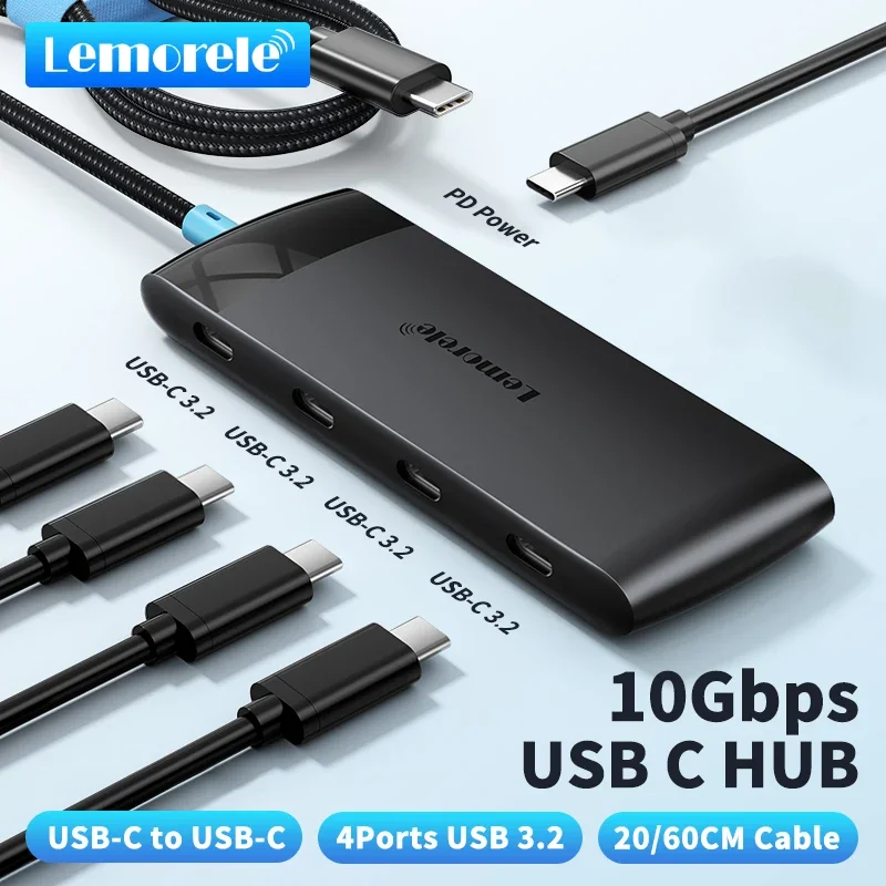 

USB-концентратор Lemorele, 10 Гбит/с, USB 3,2 Gen 2