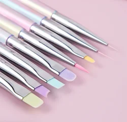 Aurora Transparent Nail Art & Design Brush (8pcs)