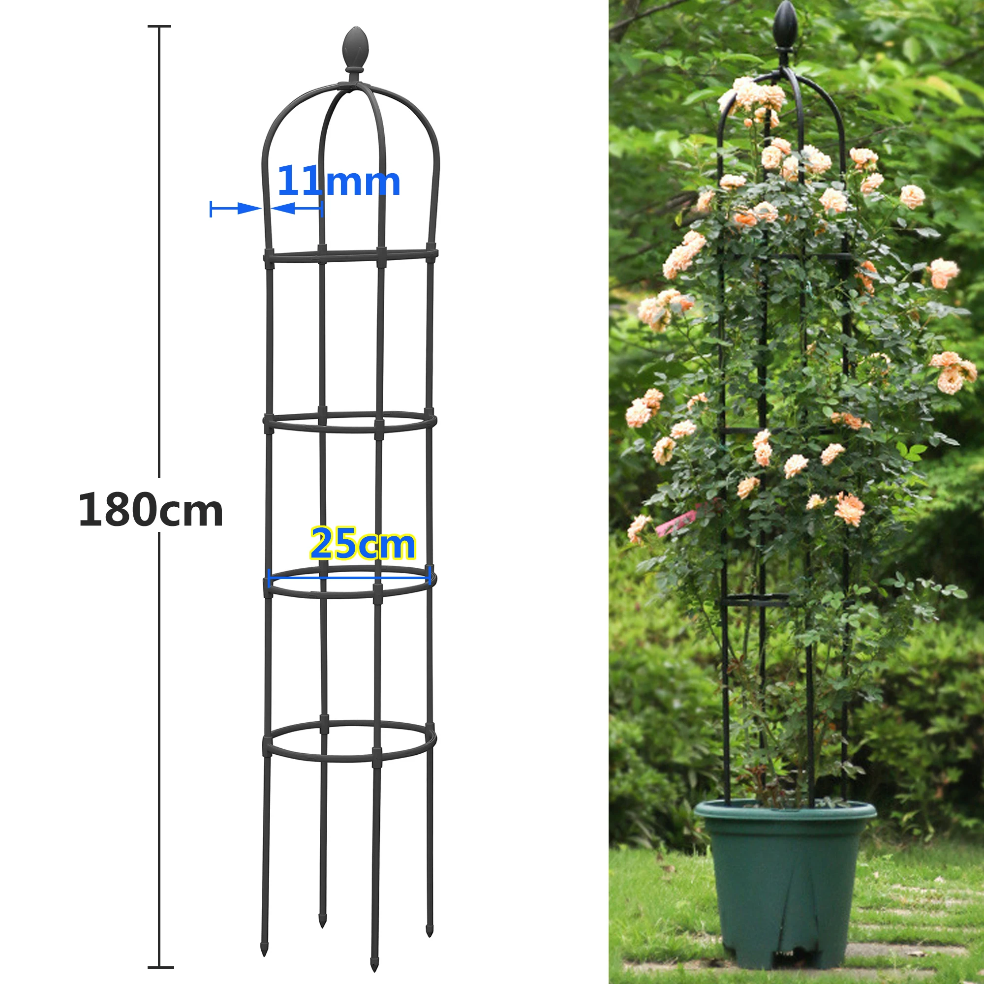 ChenQuanSarl-Lot De 16 Pinces À Plantes Réutilisables - Support De Tige