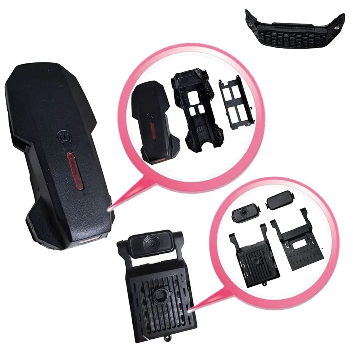 Kit Accessoires Drone E88pro Pliant - Télécommande & Pièces