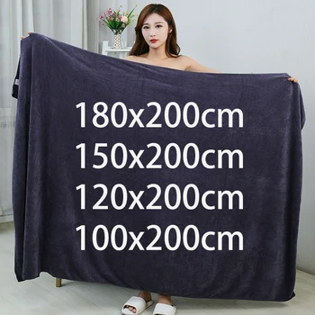 Asciugamano da bagno super grande di lusso da 180x200 cm, super assorbente e ad asciugatura rapida, asciugamano da bagno super morbido per hotel da indossare 1
