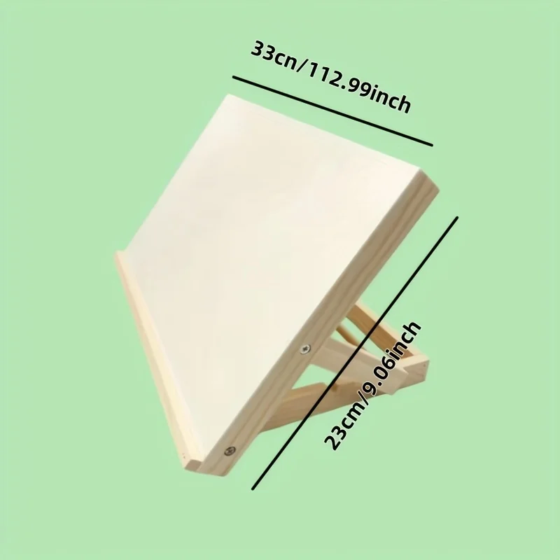 Tavolo da Disegno in Legno Regolabile, Cavalletto Portatile A3 per Pittura all'Aperto - immagine 6
