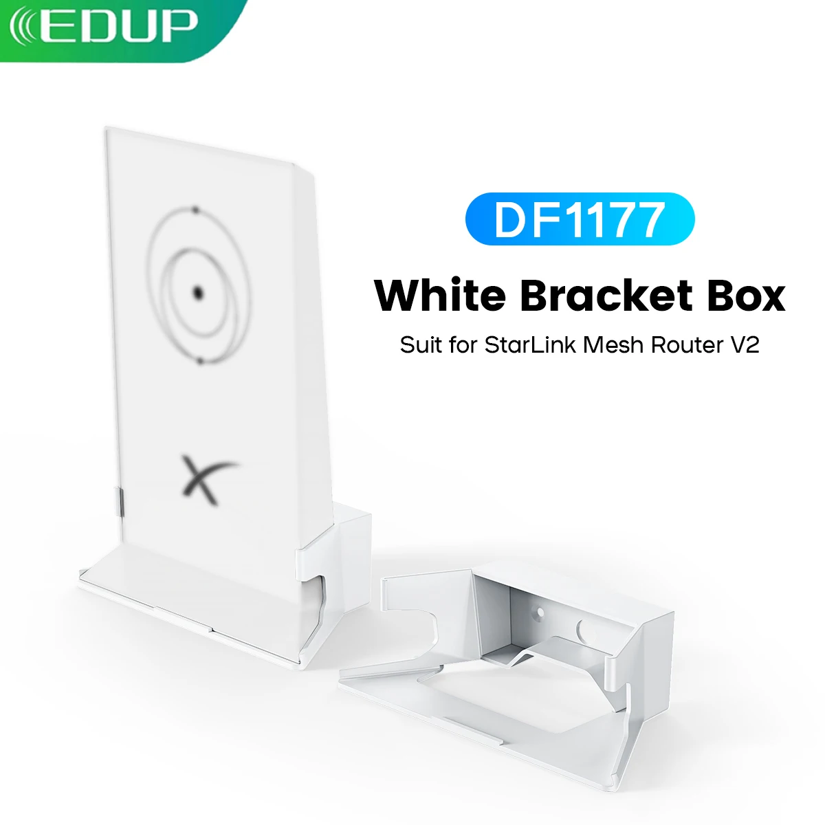 Edup-starlink Mount Abs Wall Mount Router Proteção Star Link Internet Kit Suportes Suporte para Starlink Mesh Router v2 Mesh Router