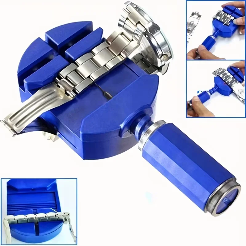 Universal Watch Band Adjustment and Repair Tool Kit - Comprehensive Strap Chain Pin Remover Set