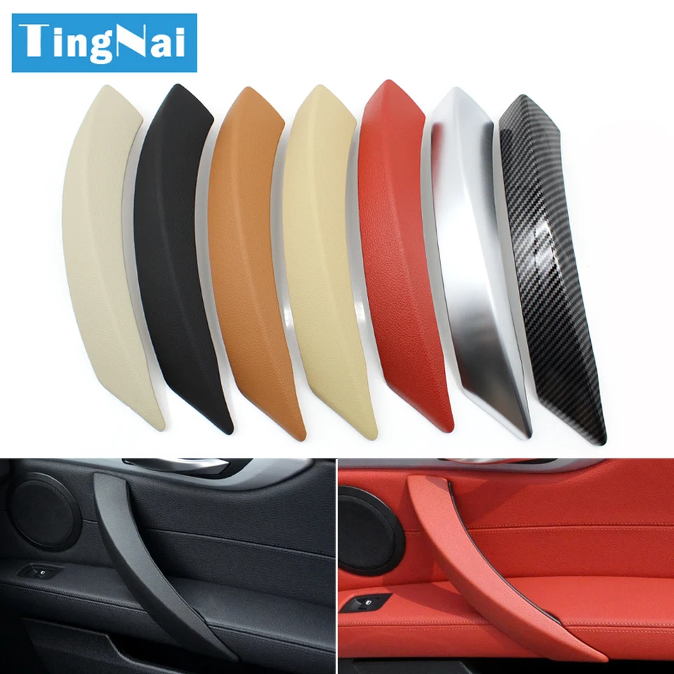 Deurgreep auto-interieur Voor BMW Z4 E85 E86 2002-2008LHD RHD Links Rechts Binnendeur Pull Handle Cover Trim (Kleur : Polish silver set Deurgreep auto-interieur Voor BMW Z4 E85 E86 2002-2008LHD RHD Links Rechts Binnendeur Pull Handle Cover Trim (Kleur : Polish silver set