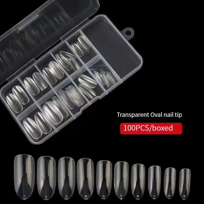 Nail Art Decoration 100 Pieces Transparent