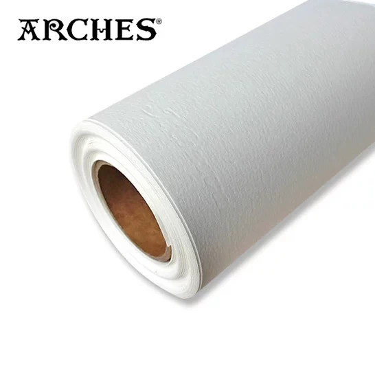아치스 100% 코튼 수채화 용지 롤, 356gsm 156lb 51인치×10야드