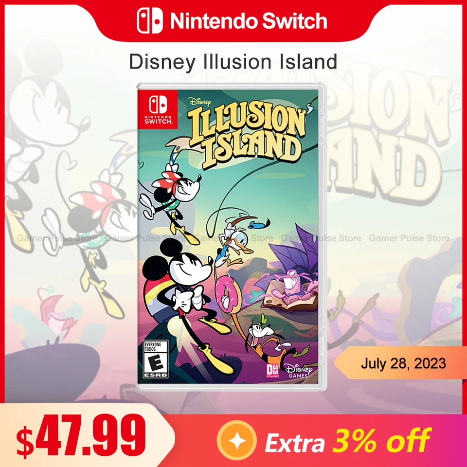 Disney Illusion Island Nintendo Switch Game Deals 100% Official