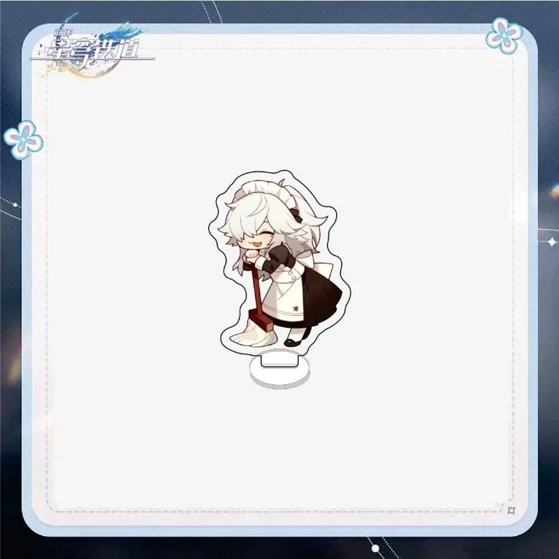 Honkai 스타 레일 아크릴 스탠드 모델, 남성 징 위안 삼포 블레이드 키체인, 메이드 패션, 어린이 장난감 플레이트, 책상 장식, 코스프레 선물