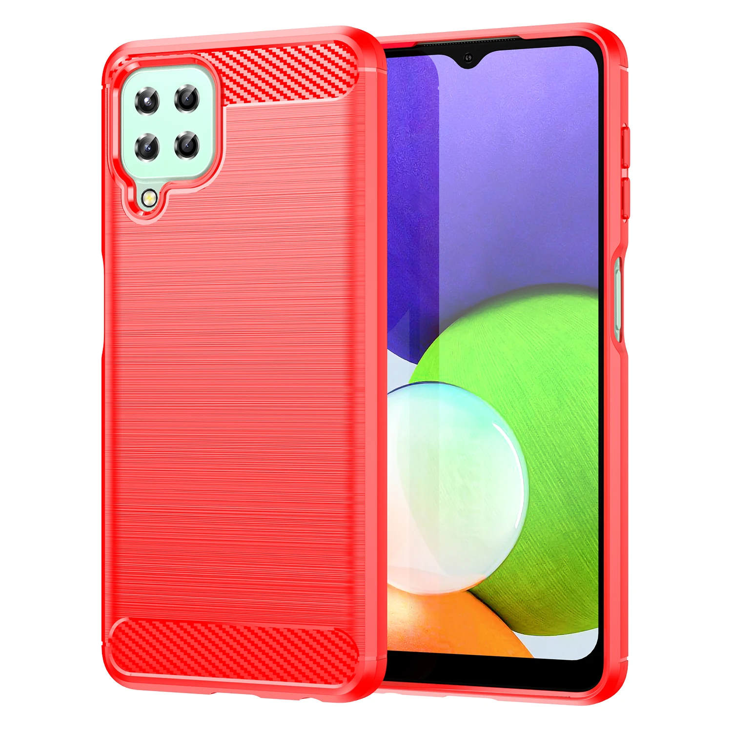Shockproof Matte Luxury Silicone Case - Soft TPU Cover in Elegant Design