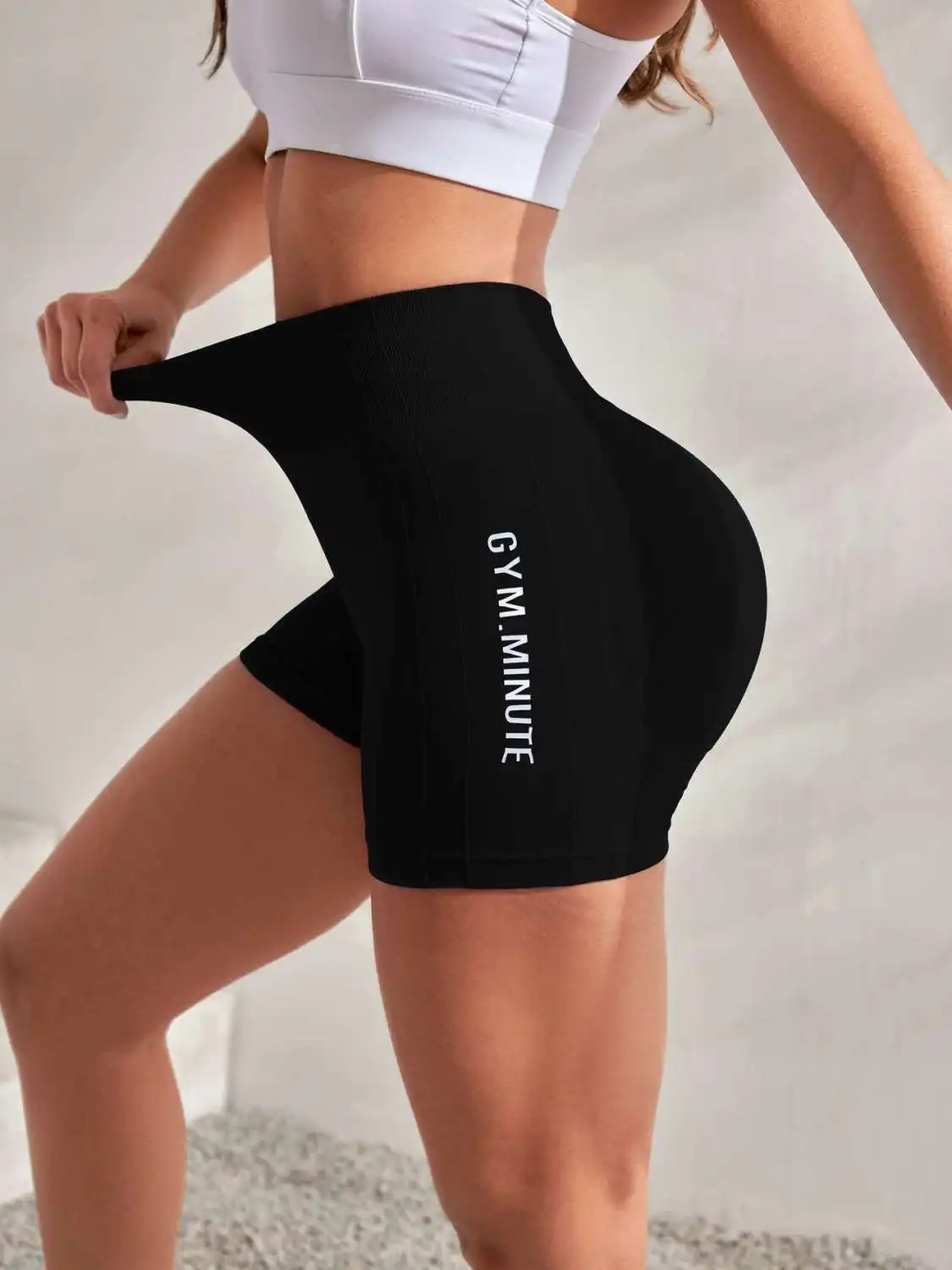 New Yoga Shorts Women Skinny Quick Dry Sports Running High Waist Lift Hip Elastic Summer Wear Fitness Leggings