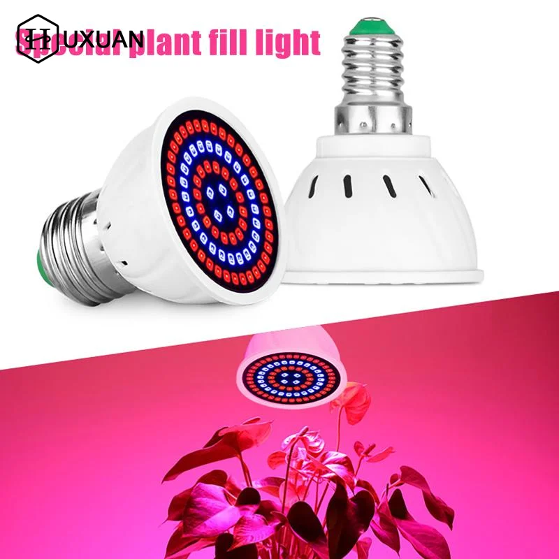 풀 스펙트럼 E27 LED 식물 재배등 전구 110V 220V 수경재배 램프 실내 ..