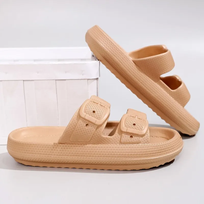 Gacimy Women Platform Slippers Summer New Thick Bottom EVA Sandals With Arch Support Comfy Beach Shoes Unisex House Bath Slides
