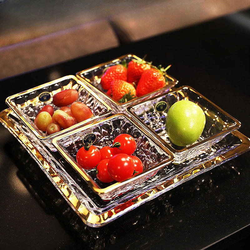 

Crystal glass depiction of golden sand and dried fruit bowl fruit bucket