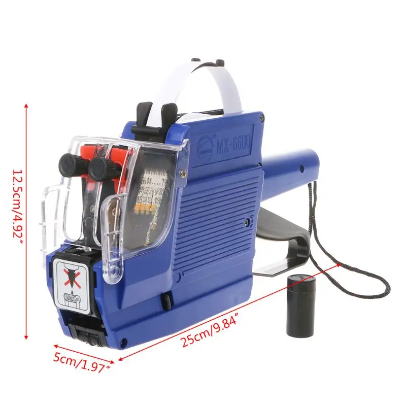 Rouble Encreur Pour Machine à écrire DIN 2103 32755 - Noir/rouge, Double Bobine - Résultats D'impression Clairs Et Précis