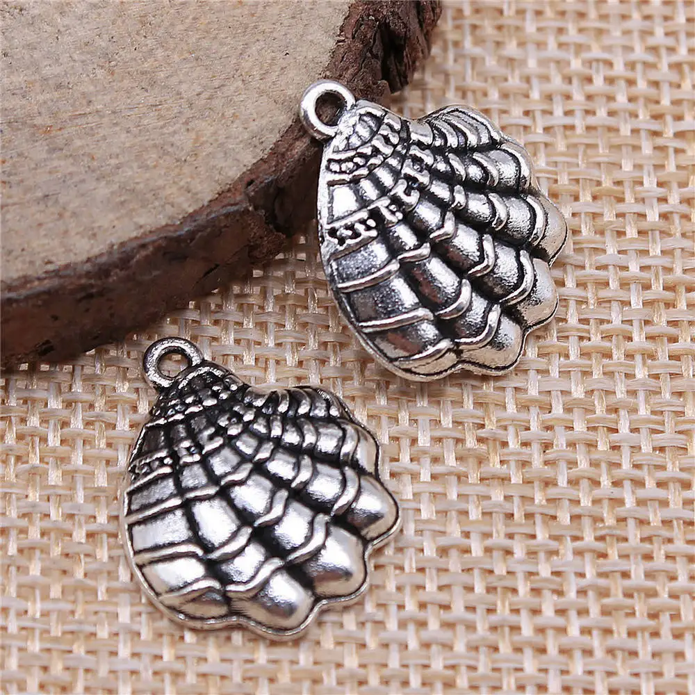 

Findings Shell Charms Jewelry Materials 17x22mm 10pcs