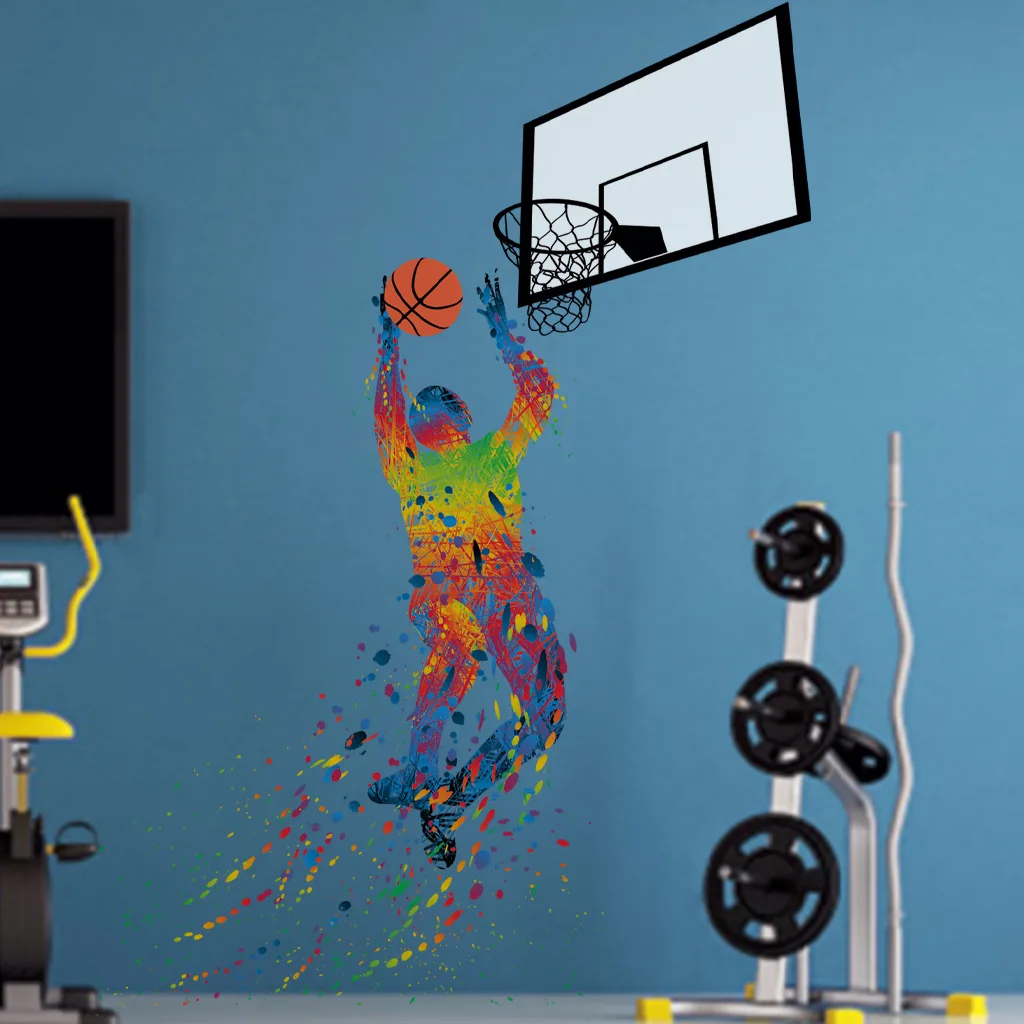 Large Dazzling Soccer Flyers Wall Stickers Removable Vinyl Home Decor Living Room Bedroom wall stickers wall sticker