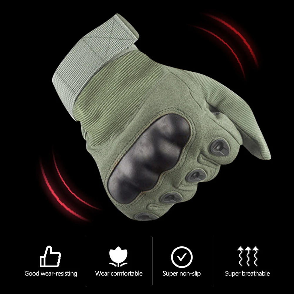 Full-Finger Tactical Gloves Wear-Resistant Cut-Resistant Riding Mountaineering Protective Equipment Women's Men's