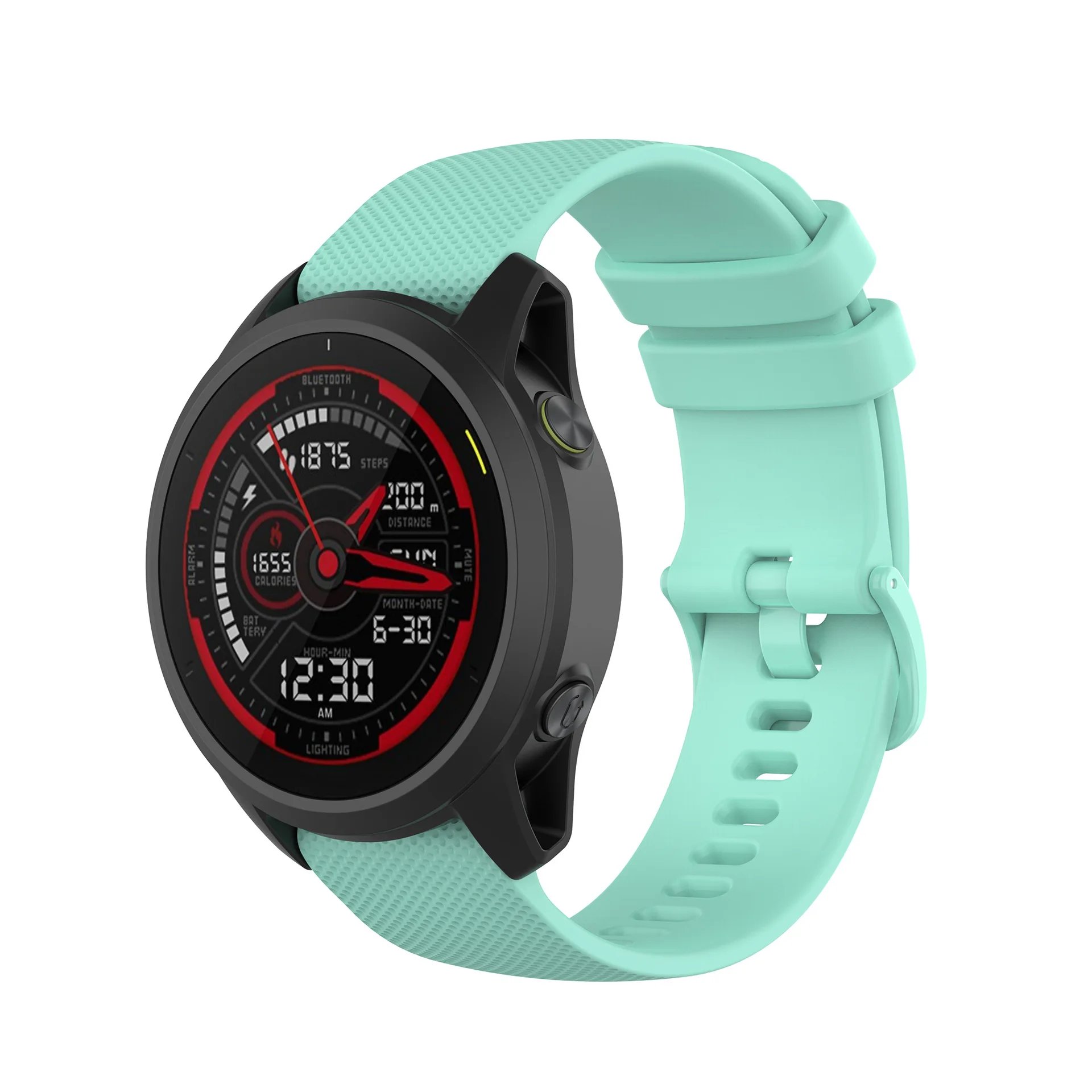 Enhanced Silicone Breathable Wristband Strap - Official 22mm/20mm