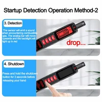 Combustible Gas Leak Detector Natural  Alcohol LPG Methane Analyzer Buzzer Alarm PPM Analyzer Combustible Sensor Tool 5