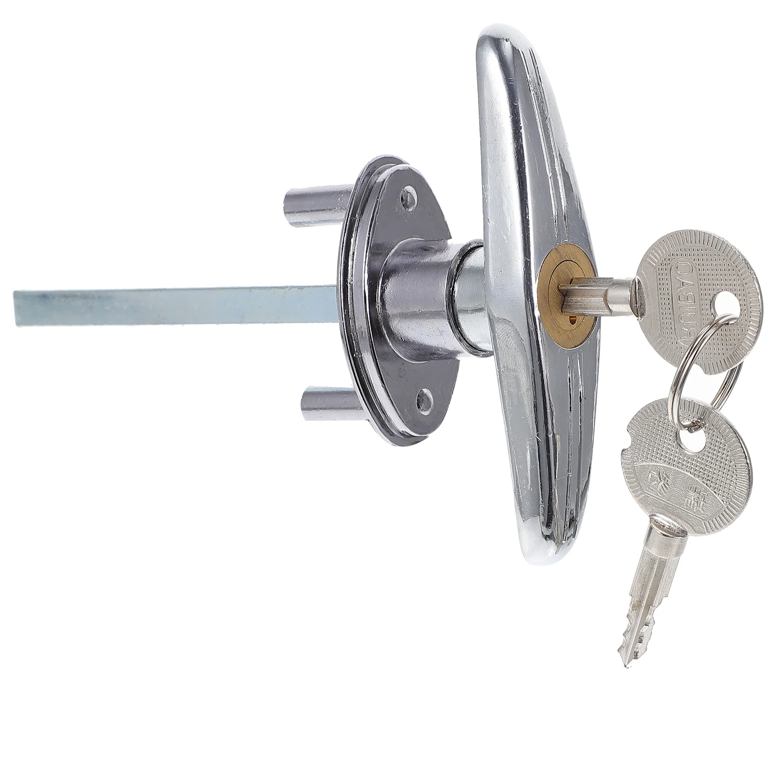 

Flap Door Lock Barn Through Locking T-Handles Assembly Hardware Garage Universal Steel Wire Kit Keyed