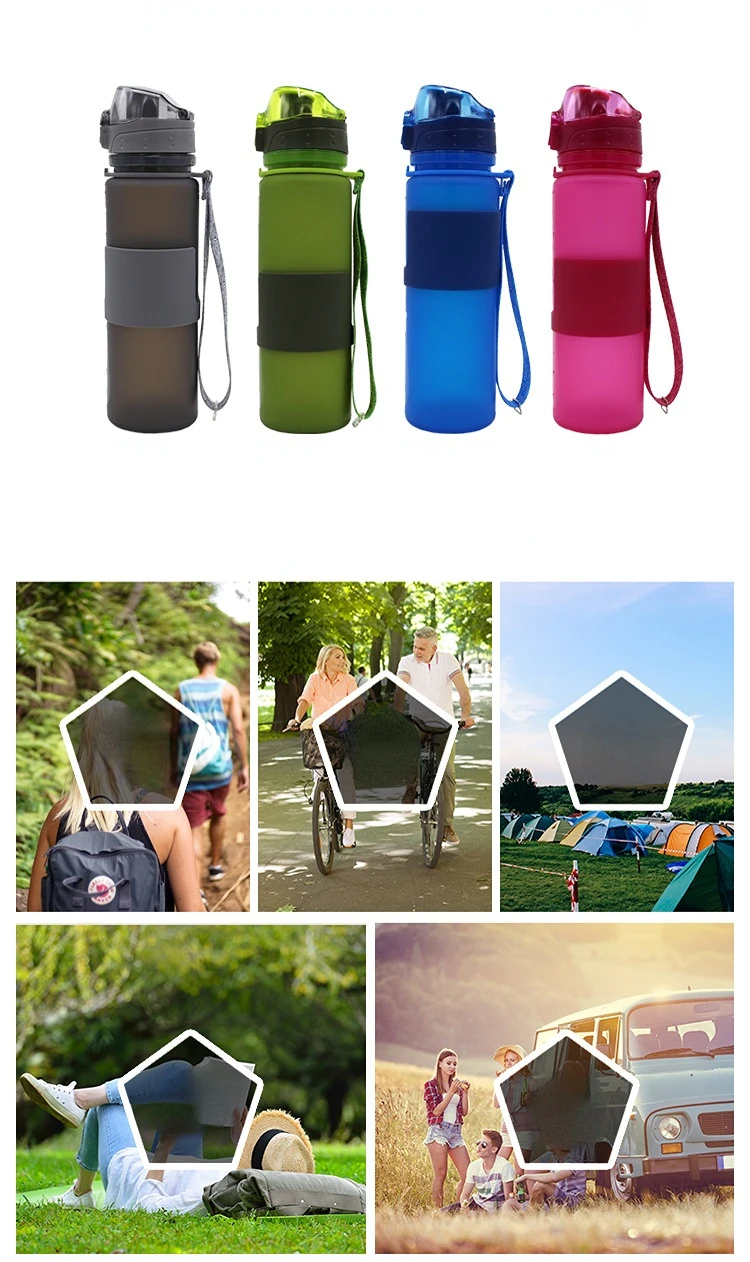 Folding Sports Water Bottle, Free Folding Water Bottle