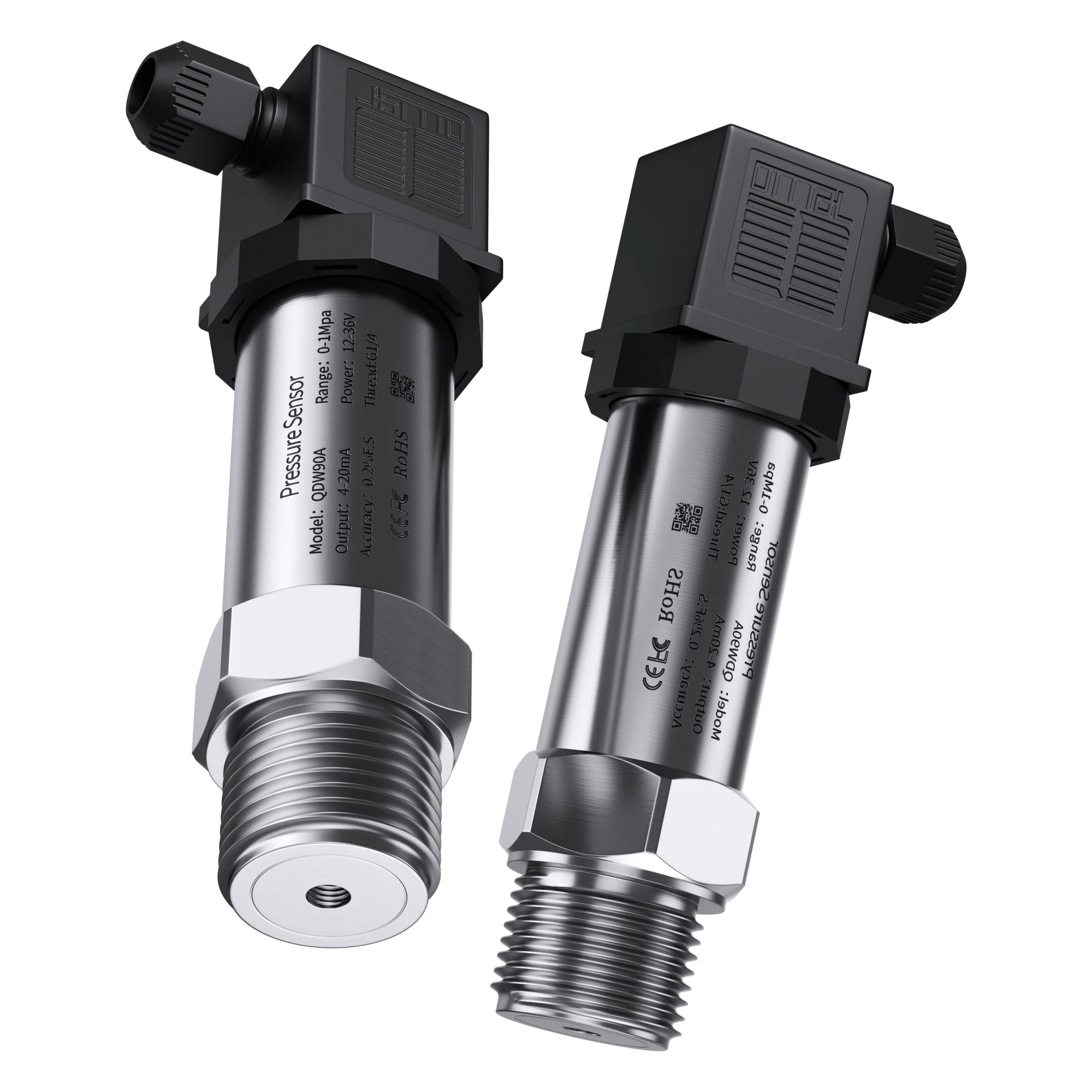 0.1bar 1 bar 10 bar 50 200bar 600bar Pressure Transmitter Sensor g1/4