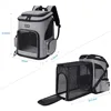 Pet supplies Scalable household outing, large capacity breathable dog bag, portable and foldable cat backpack 3