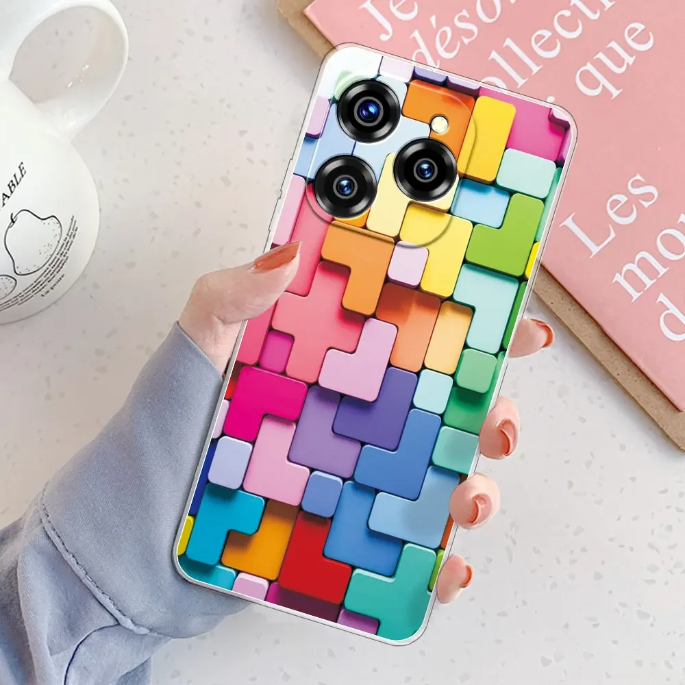 Clear Shockproof Silicone Phone Case - Fashionable Soft TPU Back Cover