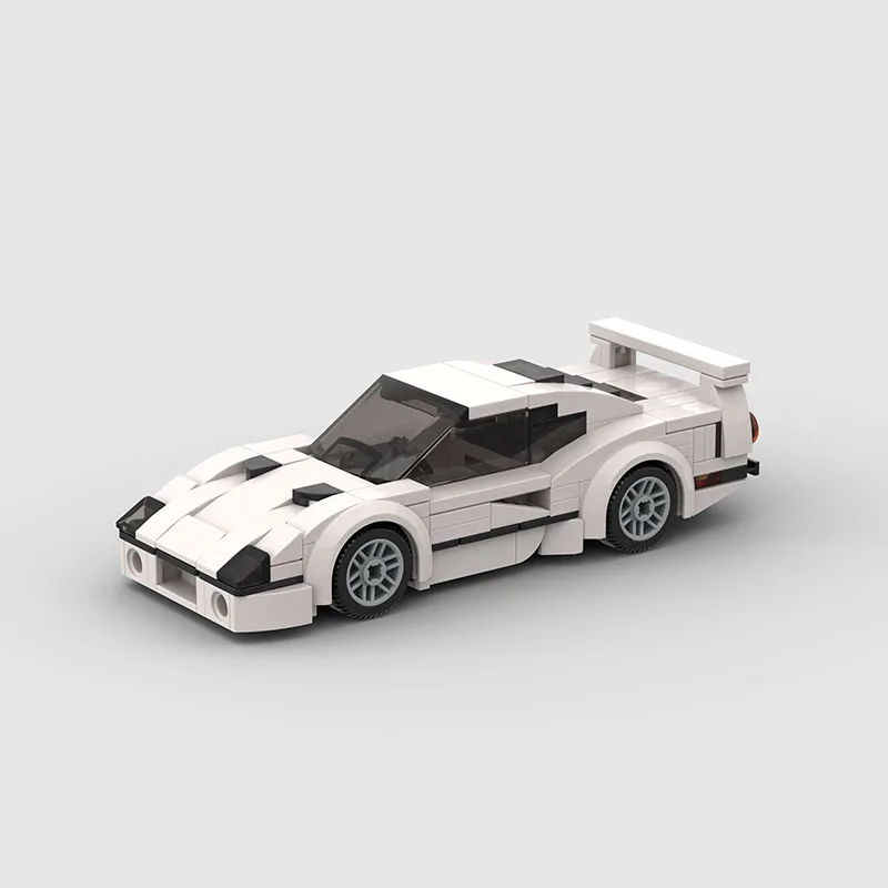 

Скоростной Чемпион гоночный F40 суперкар модель Moc мелкие частицы строительные блоки обучающая игрушка детский праздничный подарок