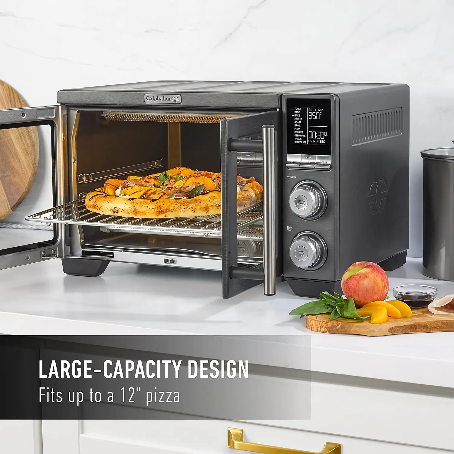 Performance Countertop French Door Air Fryer Oven, 11-in-1 Convection Toaster Oven 5