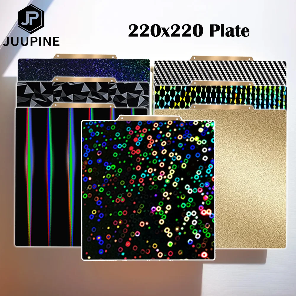 마그네틱 빌드 플레이트 PEY PEO PET H1H Pei 220x22 0 용수철 스틸 베드, 포병 천재, 프로, MK2, MK2A, Anet A8, Anet A6 용, 220x220mm