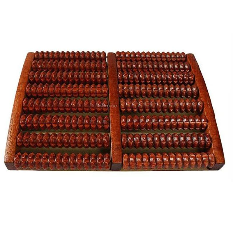 solid wooden roller foot massager pedicure machine foot brush wooden feet meridians foot massager