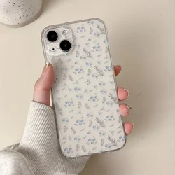 Clear TPU Phone Case with Floral Design, Non - Slip Back Cover - iPhone X (Clear - MH50)