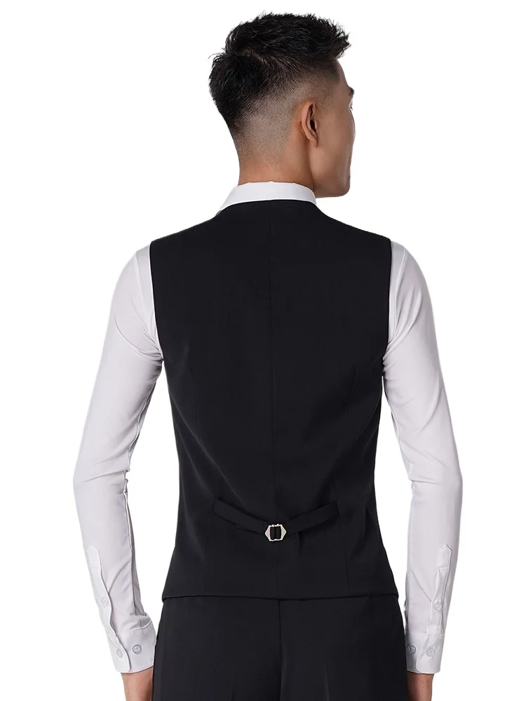 Men's Professional Modern Dance Ballroom Dance Waltz Outer Wear Vest F5007