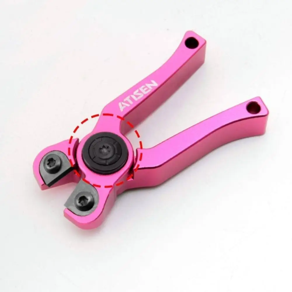 Tungsten Steel Head Fishing Line Cutter with Hanging Hole Built-in Spring Lure Shears Mini Lightweight Fishing Line Cut