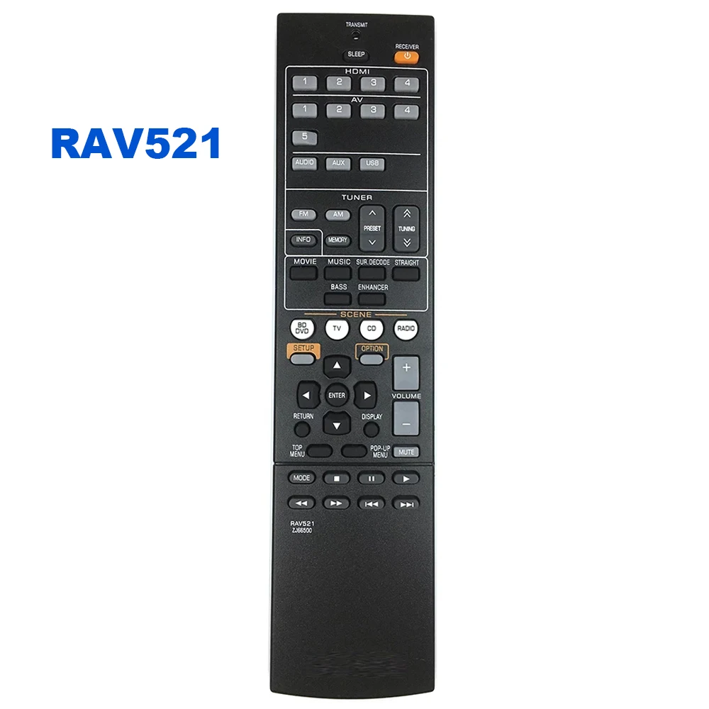 Nuovo Telecomando Rav521 Sostitutivo Per Ricevitore Audio/Video Yamaha Zj66500 Per Rx-V377 Yht-4910U