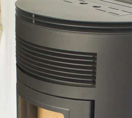 9KW Cast Iron Easy Ash Clean Wood Pellet Stove For Heying Heating
