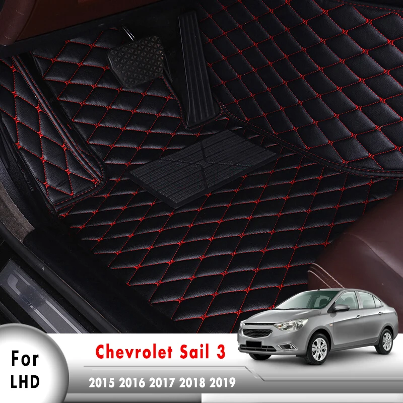 Автомобильные коврики для Chevrolet New Sail 3 2015 2016 2017 2018 2019 автомобильные аксессуары