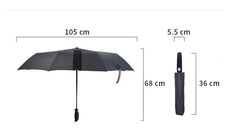 Short-handle Automatic Umbrella for Porsche 919 Concept automatic umbrella