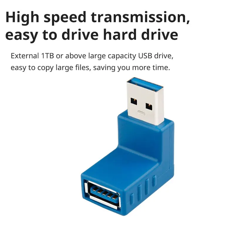 4 Pcs 90 Degrés USB-C Type C Adaptateur Mâle vers Femelle, Angle Haut 4 Pcs 90 Degrés USB-C Type C Adaptateur Mâle vers Femelle, Angle Haut