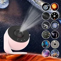 LED Night Light Galaxy Projector Starry Sky Projector 360° Rotate Planetarium Night Lamp For Room Decorative Children Kids Gift 1